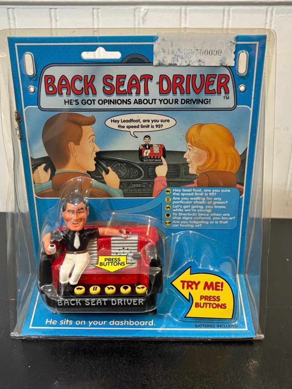 Vintage 1999 Fun-Damental
5 Button Back Seat Driver
Talking Dashboard Toy